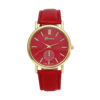 Луксозен дамски часовник Geneva – червен