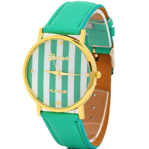 Луксозен моден дамски часовник - зелен
