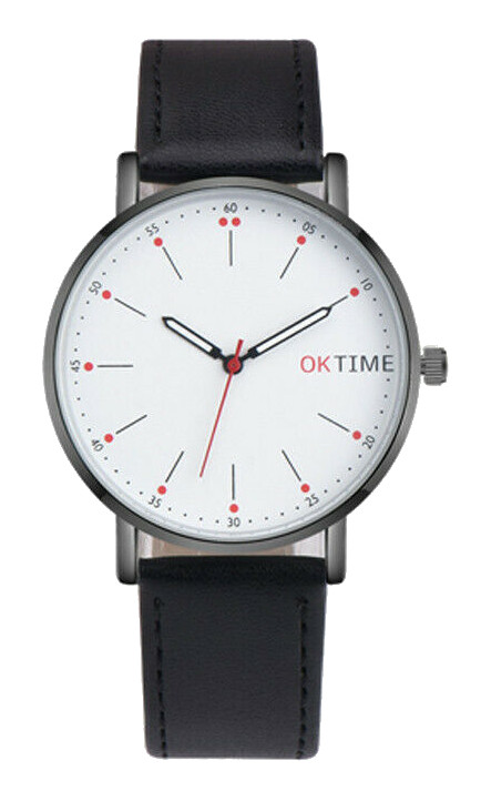 Луксозен мъжки часовник OK TIME - черен